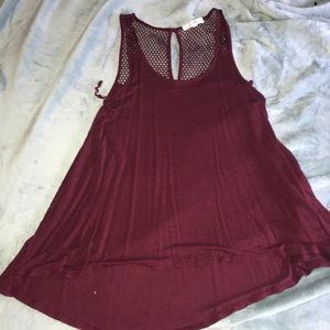 Red tank top